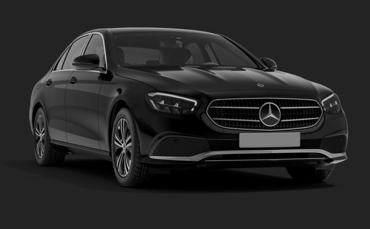 Black Mercedes-Benz sedan